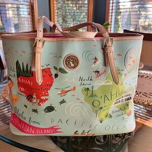 Spartina 449 Hawaiian Islands Map Tote